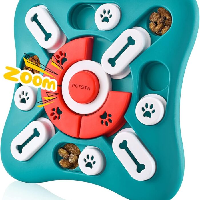Dog Puzzle Toys, Treat Dispensing Dog Enrichment Toys for IQ Training and Brain Stimulation