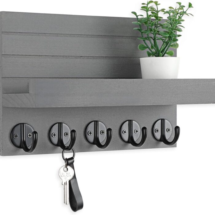 Key Holder for Wall, Decorative Key and Mail Holder