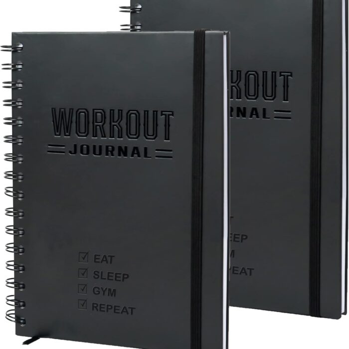 Nextnoid Hardcover Fitness Journal Workout Planner for Men & Women