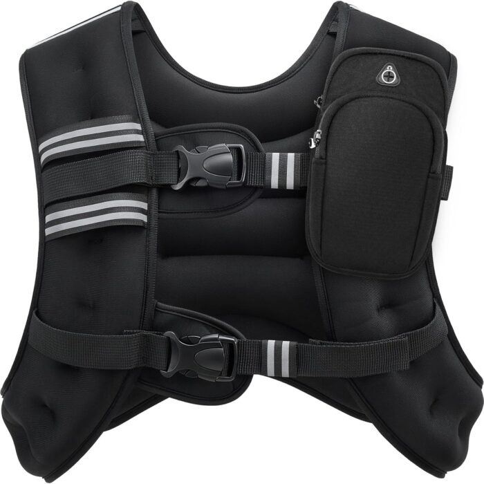 ZELUS Weighted Vest with Reflective Stripe for Workout