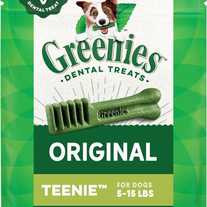 Greenies Veterinarian-Recommended Adult Natural Dental Dog Treats Teenie Size